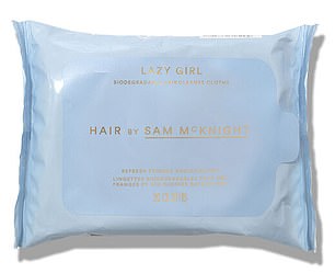 Sam McKnight Lazy Girl Haarreinigungstücher (£17 für 20, sammcknight.com)