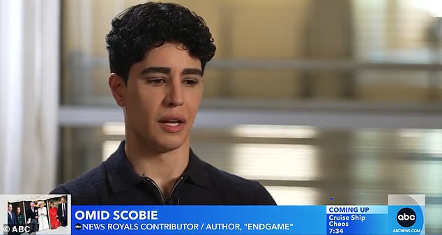 Der königliche Autor Omid Scobie gab heute ein Interview, das auf ABCs Good Morning America ausgestrahlt wurde