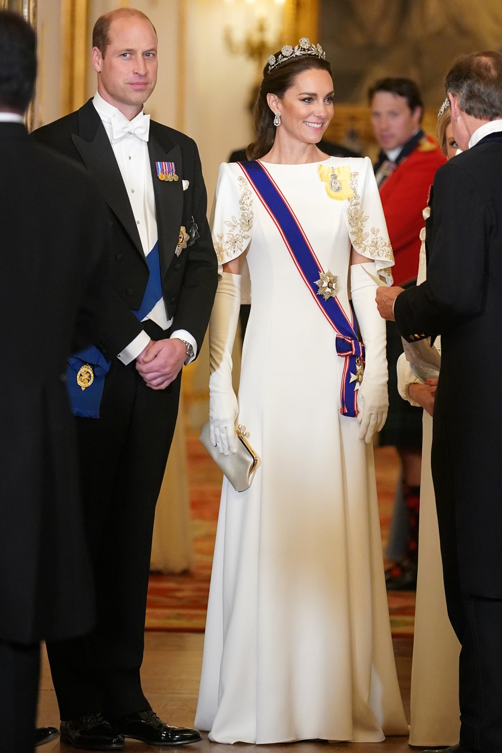 Prinzessin Kate trägt eine seltene Diamant-Tiara, die seit fast einem Jahrhundert nicht mehr zu einem Staatsbankett getragen wurde
