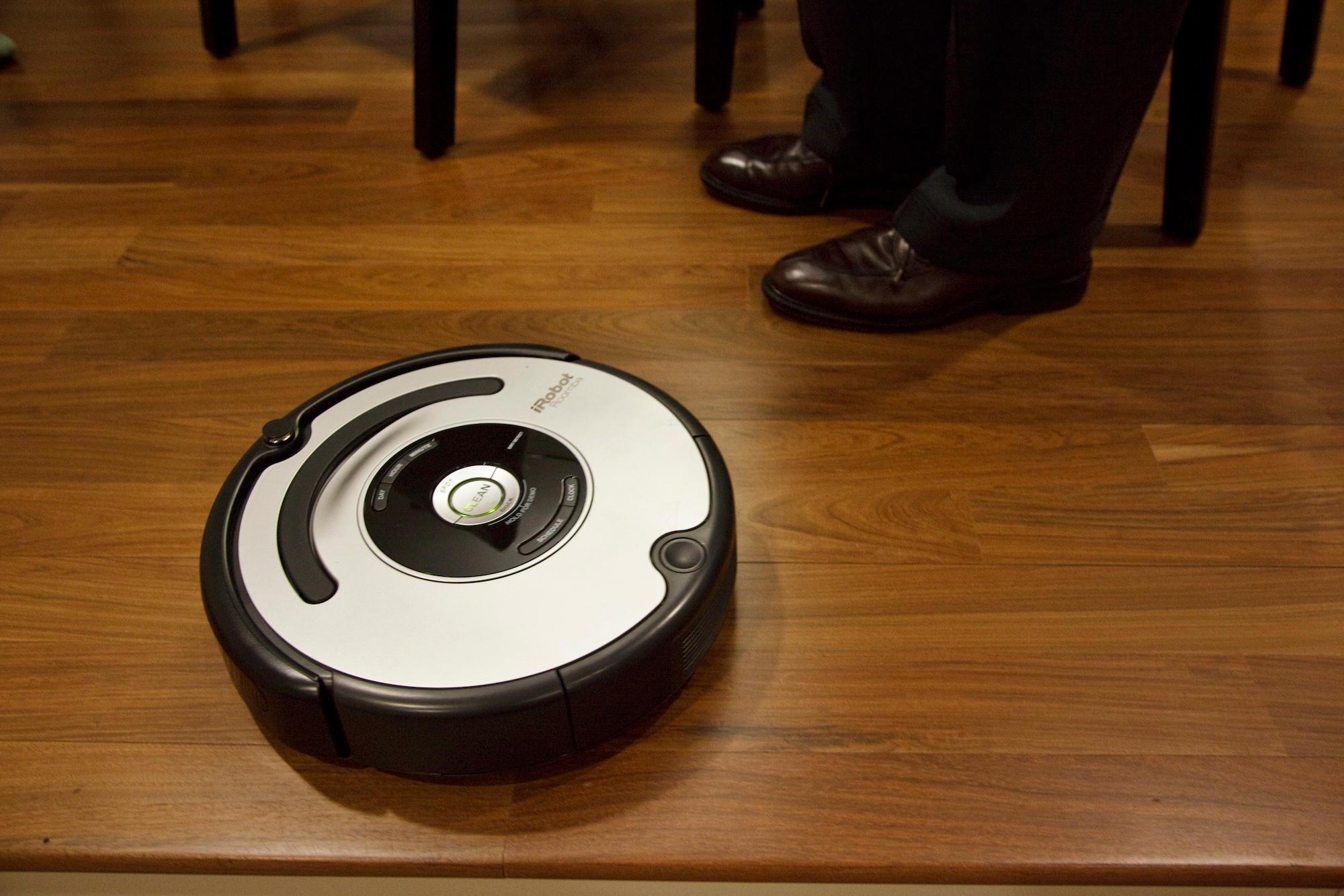 Roomba-Staubsauger am Hauptsitz von iRobot in Bedford, Massachusetts.