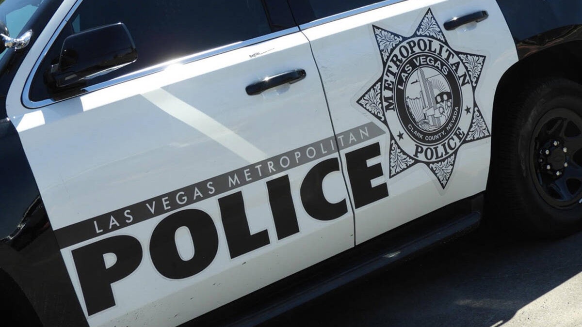 Ein Polizeiauto aus Las Vegas