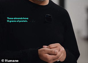 Im Originalvideo gibt die KI fälschlicherweise an, dass die gezeigte Handvoll Mandeln 15 g Protein enthält