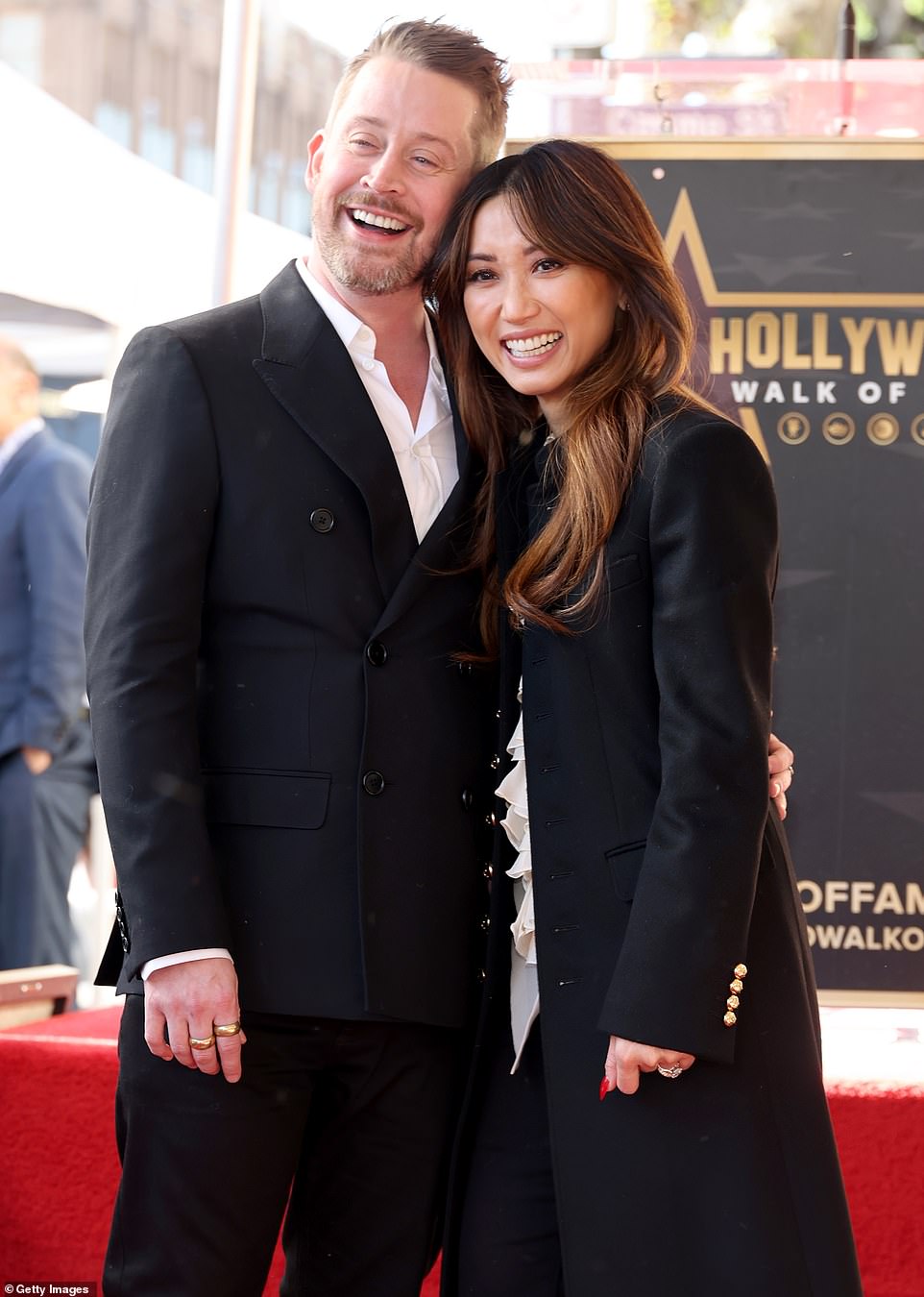 Das bezaubernde Paar posierte für Fotos seines Hollywood Walk of Fame-Stars