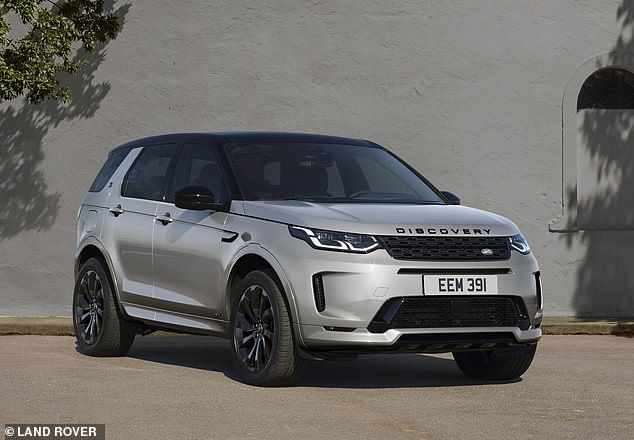 The hybrid Land Rover Discovery Sport is another model from the British marque that's suffered a big drop in used value since May