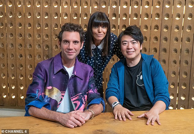 She also brought her star power to another new series earlier this year as she fronted Channel 4's heartwarming reality TV show The Piano (pictured with judges Mika and Lang Lang)