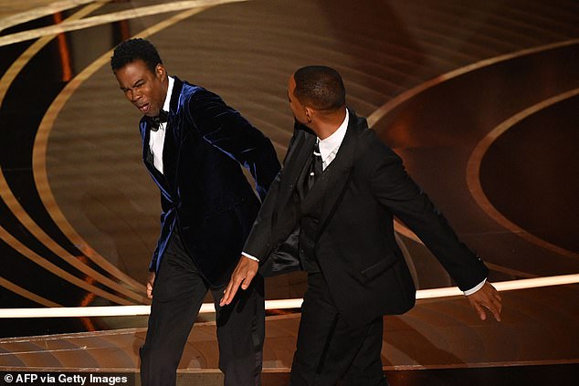 At the 94th Academy Awards, Will strode onto the stage and slapped Chris after the comedian cracked a joke about Jada looking like 'G.I. Jane' because of her bald head