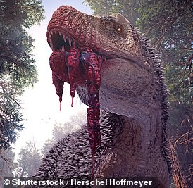 Eine künstlerische Darstellung von T.Rex
