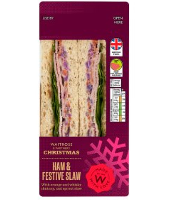 Bridie said this sandwich was 'fabulously festive'