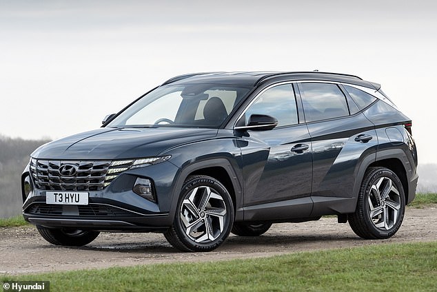 Reported thefts of Hyundais grew by 81% in the two-year period reviewed. The Tucson (pictured) accounted for 45% of all reported Hyundai thefts, LV said
