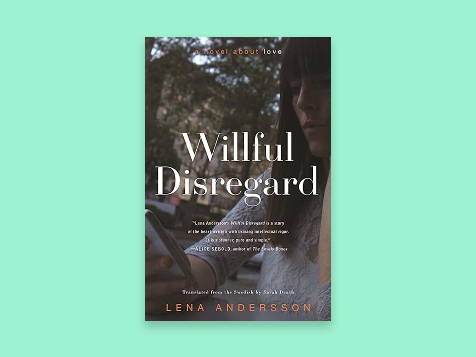 Buchcover von „Willful Disregard“ auf grünem Hintergrund.