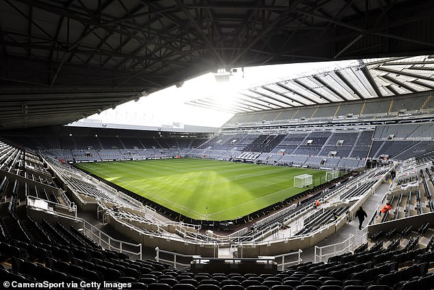 Für das Finale könnte der St. James' Park von Newcastle United im Norden Englands eine Option sein