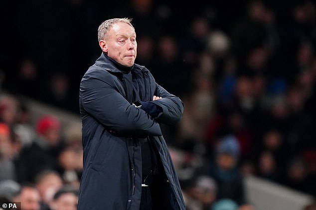 Die Fans von Nottingham Forest unterstützten Trainer Steve Cooper trotz der Niederlage nachdrücklich