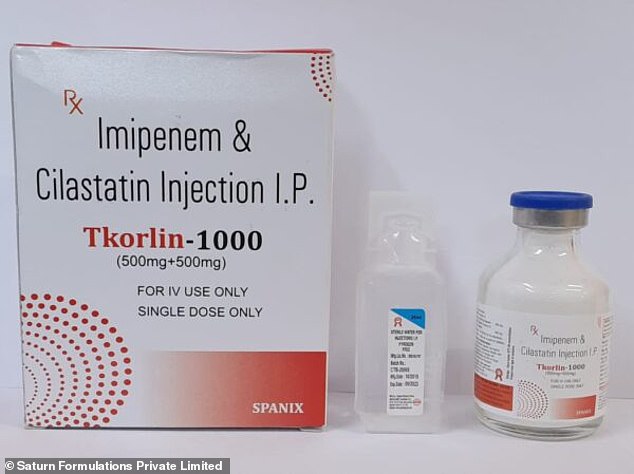 Imipenem-Cilastatin ist ein Antibiotikum zur Behandlung schwerer durch Bakterien verursachter Infektionen wie Lungenentzündung.  Aufgrund seiner Wirksamkeit wird es als Carbapenem-Antibiotikum bezeichnet