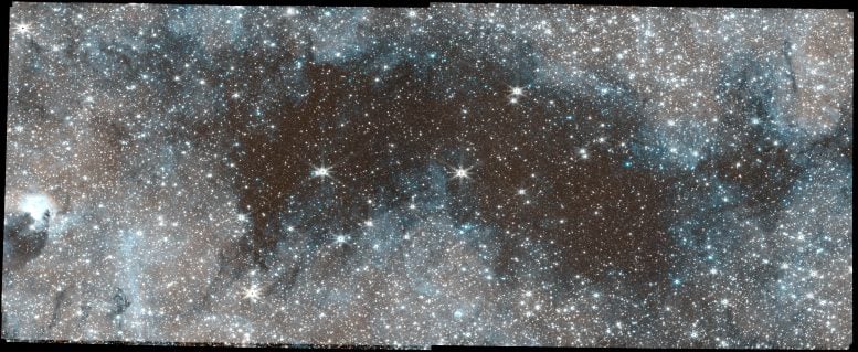 Filamentärer Nebel, Innere Milchstraße, Mit, Sternen