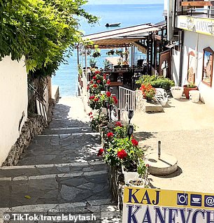 Natasha beschreibt den Ohridsee, ein Unesco-Weltkulturerbe, als einen der Höhepunkte ihrer Reise rund um den Balkan