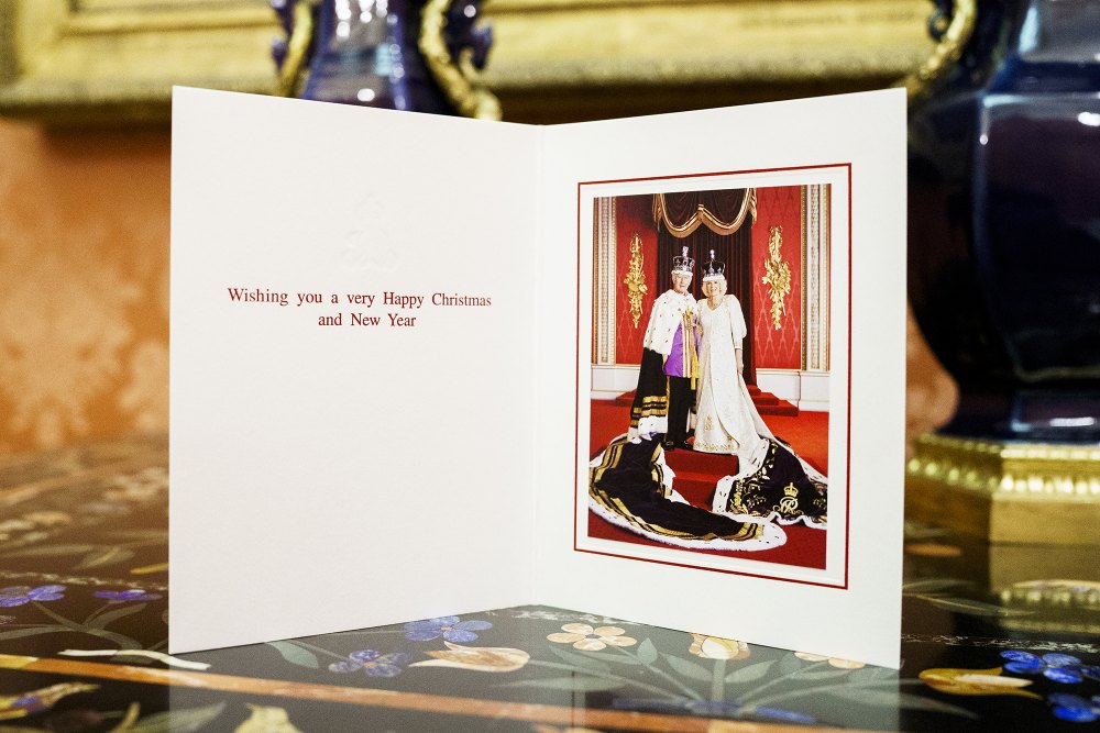 Weihnachtskarte für König Karl III. 2023