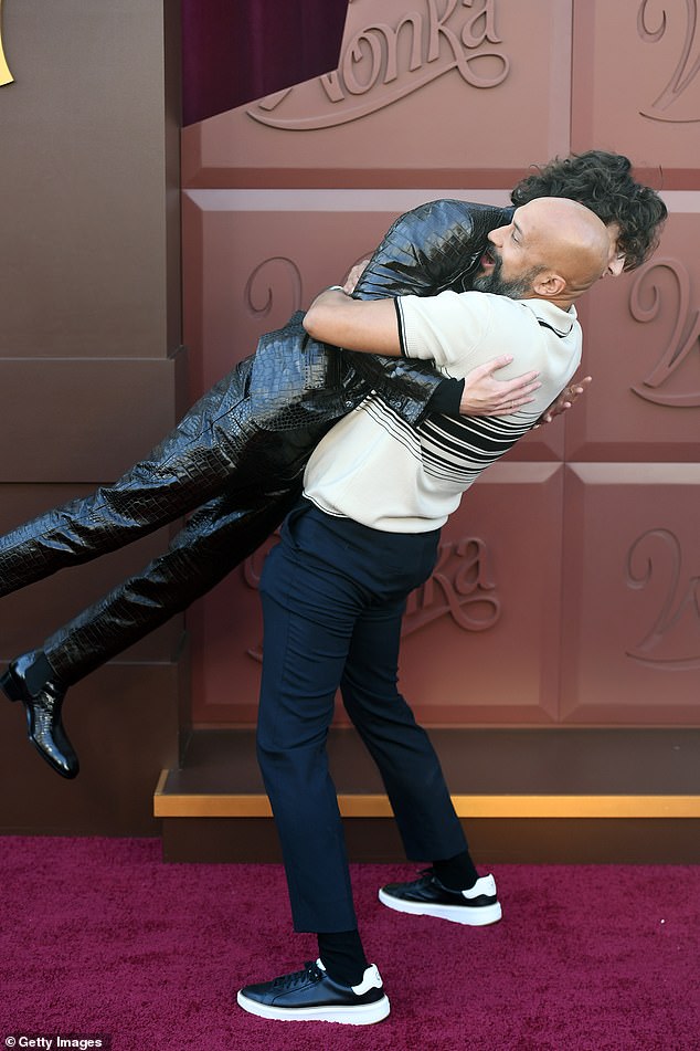 He also shared a big hug with co-star Keegan-Michael Key