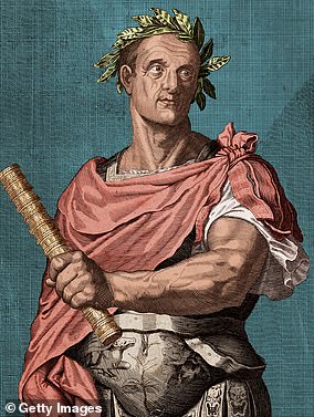 Julius Caesar war ein Politiker und General der späten römischen Republik, der von 100 bis 44 v. Chr. lebte (künstlerische Darstellung)