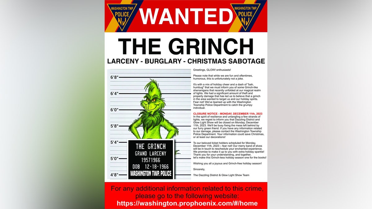 Grinch ruiniert die Weihnachtslichtshow