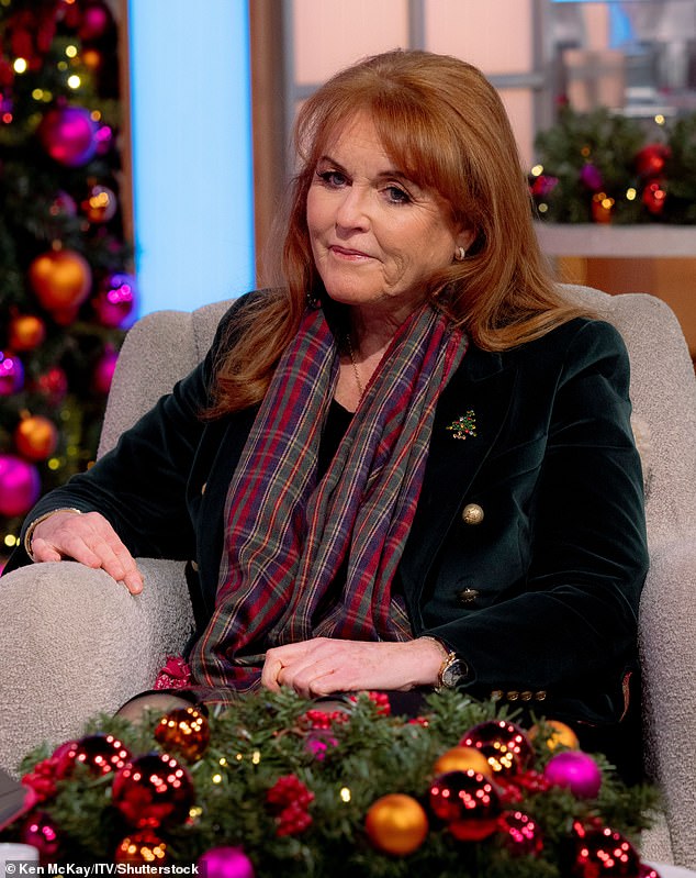 Sarah Ferguson, Herzogin von York, zu Gast in der TV-Show „Lorraine“ am 5. Dezember in London