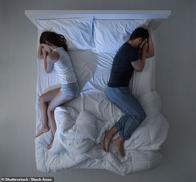 Eine Umfrage der American Academy of Sleep Medicine ergab, dass mehr als ein Drittel der Amerikaner eine Schlafscheidung praktizieren, bei der sie in getrennten Betten oder in verschiedenen Räumen schlafen