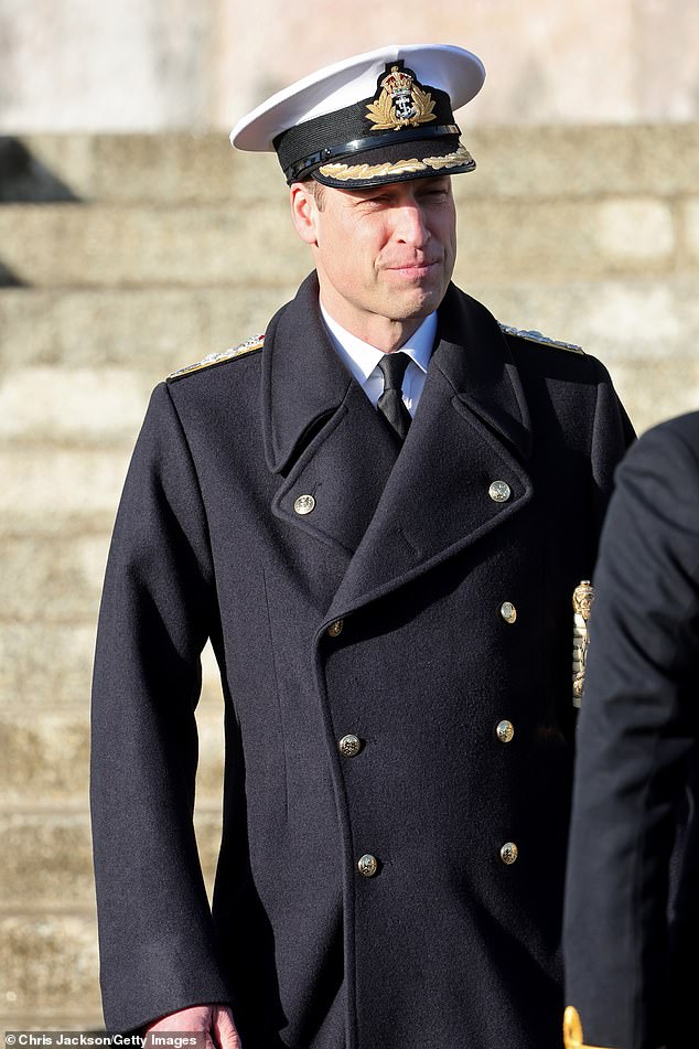 It was business as usual for the Prince of Wales, who headed to he Lord High Admiral's Divisions on behalf of his father, King Charles, at the Britannia Royal Naval College in Dartmouth - as the drama-filled finale of The Crown was released earlier today