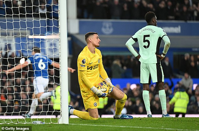 Djordje Petrovic hatte seine ersten Minuten in der Premier League bei Chelseas Niederlage gegen Everton