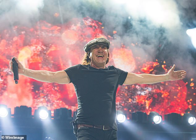 Zur aktuellen Besetzung von AC/DC gehört der abgebildete Sänger Brian Johnson (von 1980 bis 2016 und seit 2018).