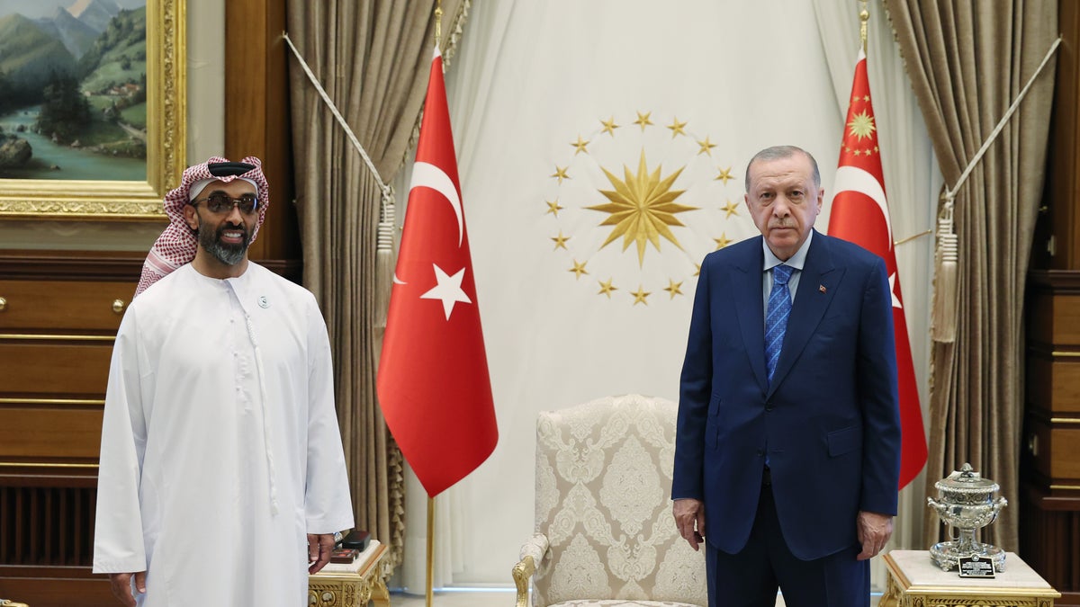 Treffen der Türkei und der Vereinigten Arabischen Emirate