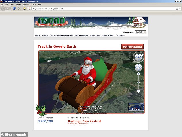 Der Weihnachtsmann auf dem NORAD-Santa-Tracker, der die Verfolgung des Weihnachtsmanns auf seinem Weg vom Nordpol stimuliert, soll einen BMI von 40,7 haben, was fettleibig ist