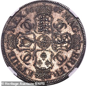 Die Münze von König Karl II. wurde von Auktionatoren mit 400.000 Pfund bewertet