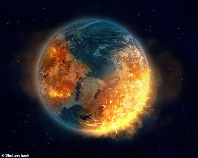 Forschern zufolge kann sich ein Planet von einem gemäßigten Zustand wie auf der Erde zu einer wahren Hölle entwickeln (Darstellung des Künstlers).  Die Erde ist von diesem apokalyptischen Szenario nicht mehr weit entfernt