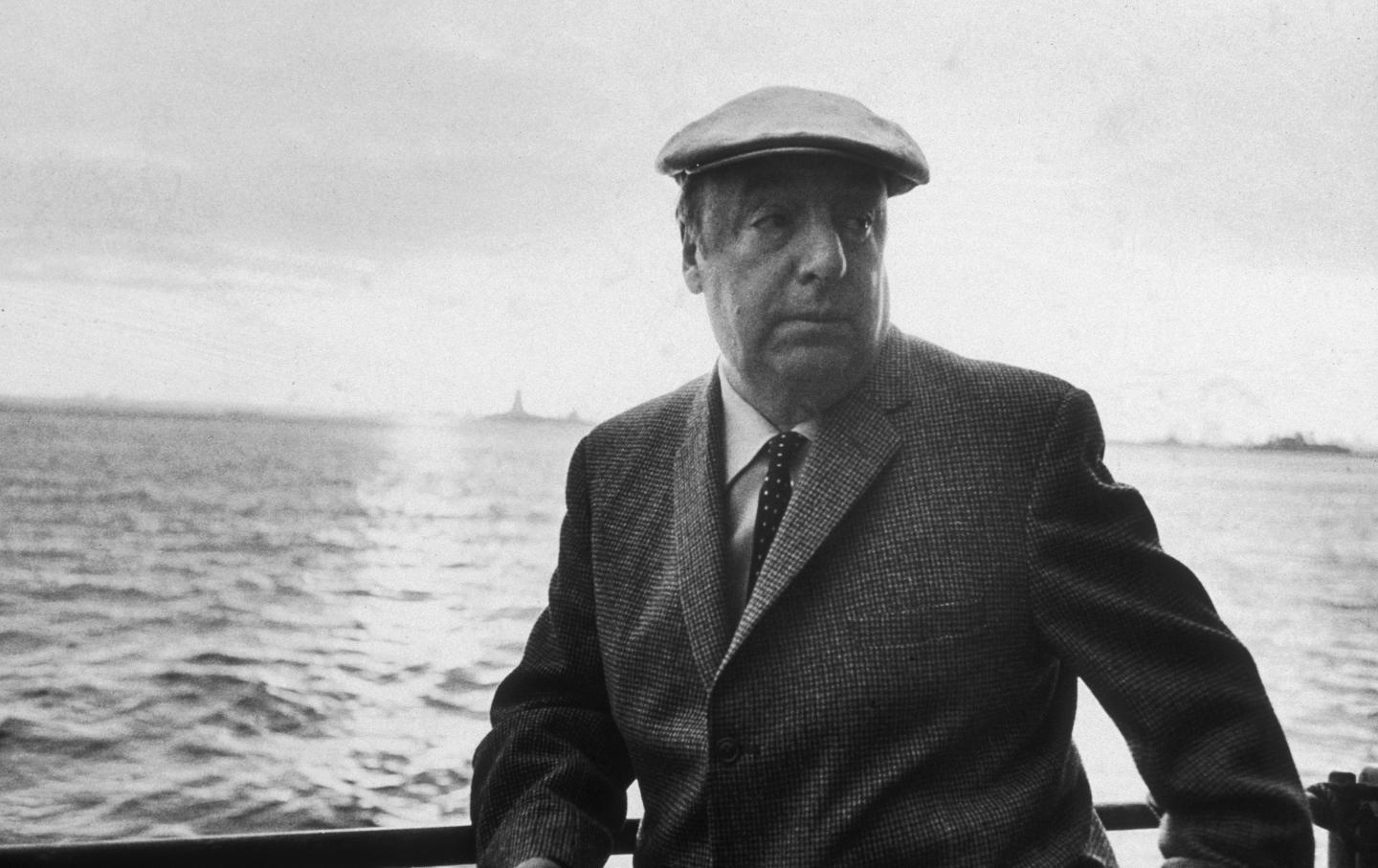 Pablo Neruda in New York im Jahr 1966