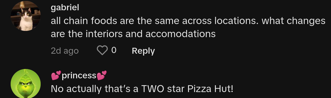 Pizza Hut Stern fünf Sterne