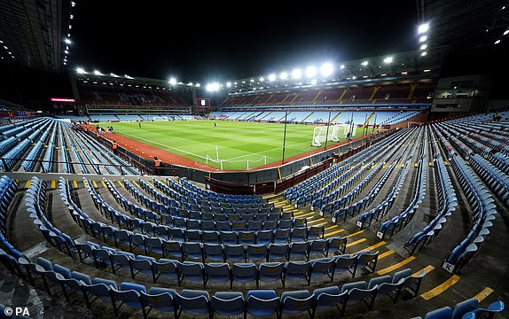 General view from inside the stadium before the Premier League match at Villa Park, Birmingham. Picture date: Friday December 22, 2023. PA Photo. See PA story SOCCER Villa. Photo credit should read: Mike Egerton/PA Wire.RESTRICTIONS: EDITORIAL USE ONLY No use with unauthorised audio, video, data, fixture lists, club/league logos or "live" services. Online in-match use limited to 120 images, no video emulation. No use in betting, games or single club/league/player publications.