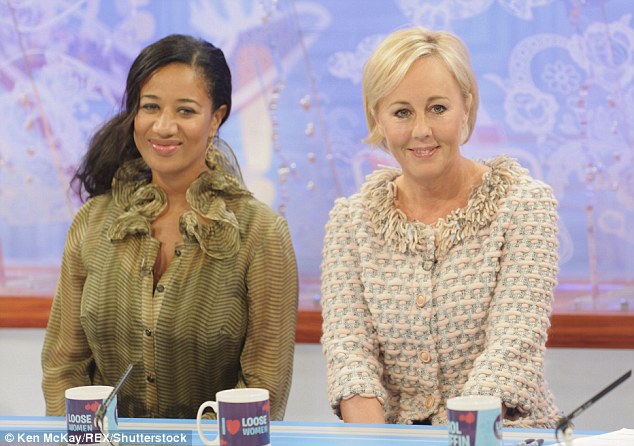 Shirlie (right) appearing on Loose Women with her former Wham! co-star Helen 'Pepsi' DeMacque in 2011  