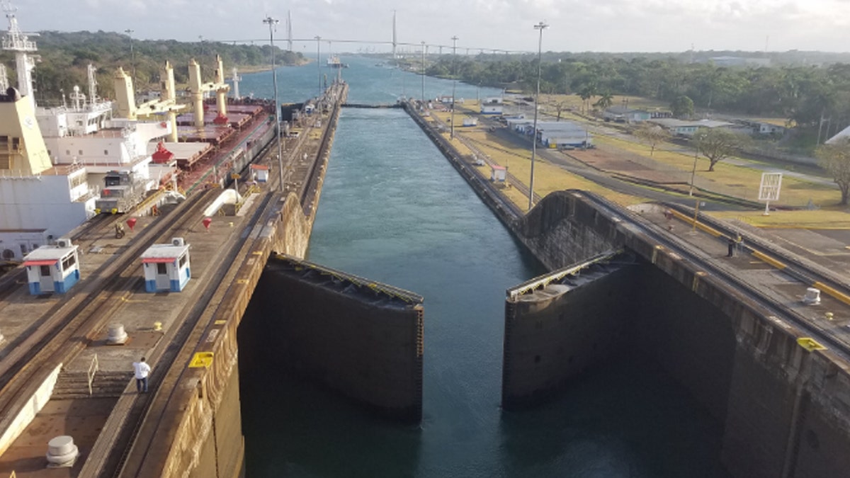 Öffnung des Tors zum Panamakanal