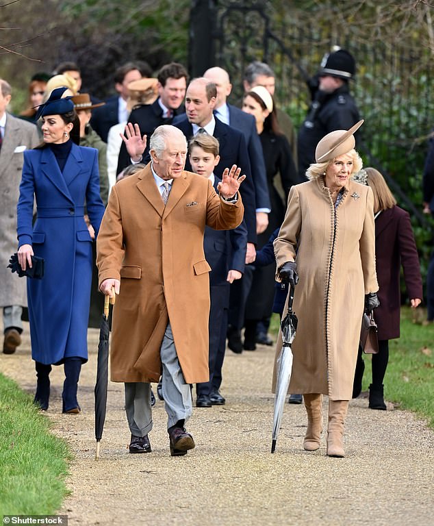 Der König und die Königin werden den Weihnachtstag zusammen mit anderen Mitgliedern der königlichen Familie in Sandringham feiern