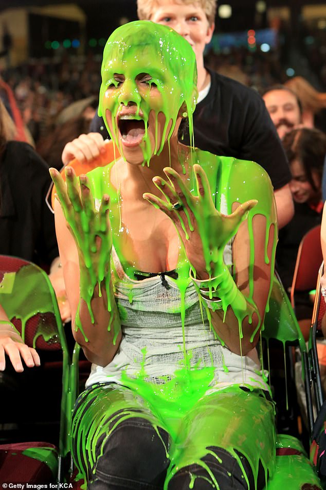 One of the most random feuds of the year came when Halle Berry hit out at Drake for using a photograph of her being slimed at the 2012 Kids' Choice Awards without permission