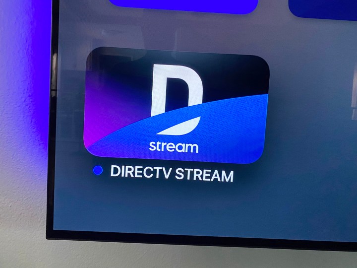DirecTV Stream-App-Symbol auf Apple TV.