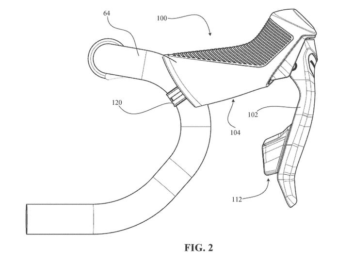 SRAM Patent zeigt Zeichnungen neuer Bremshebelachsen, rotes Etap