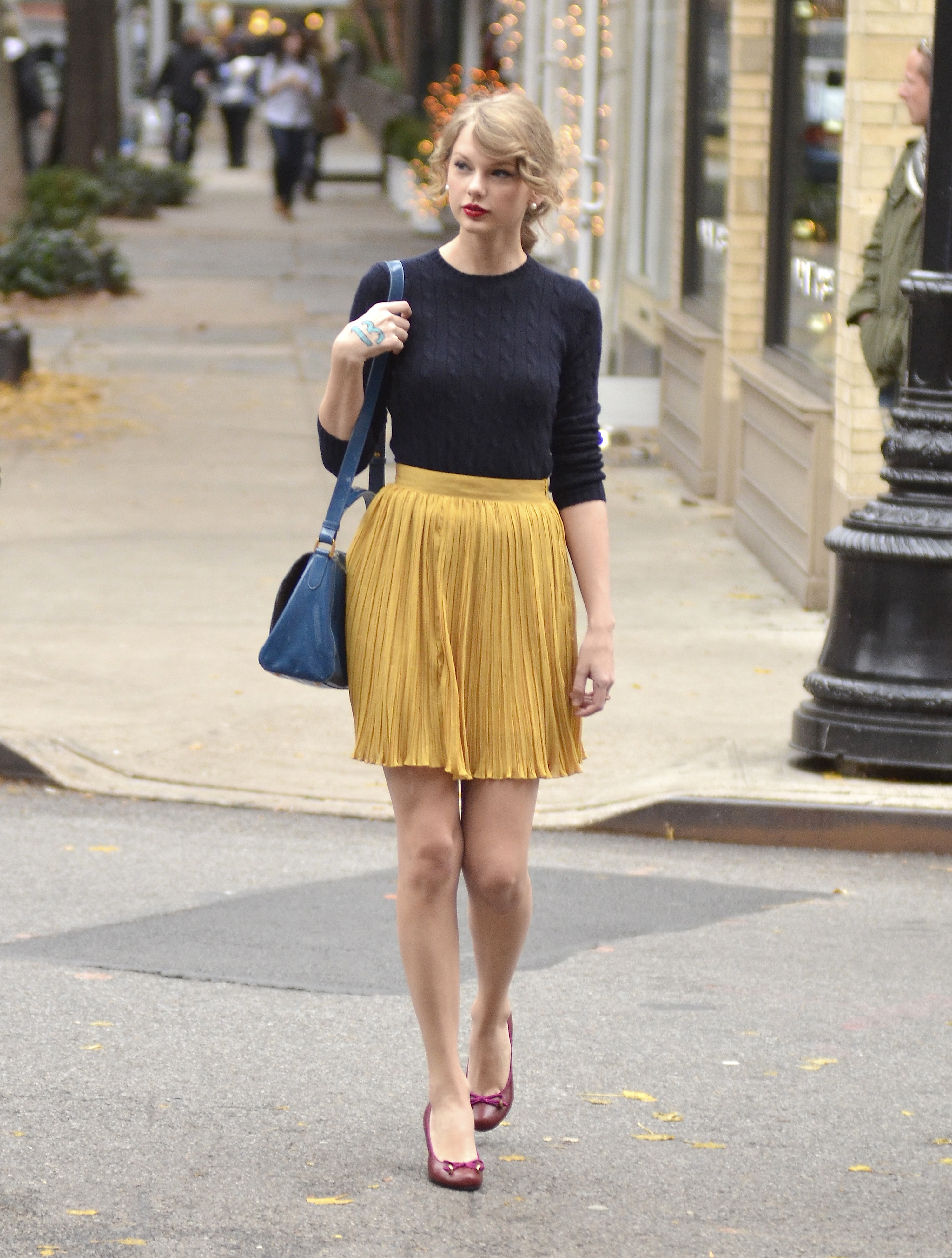 Taylor Swift-Sichtung am 22. November 2011 in New York City.