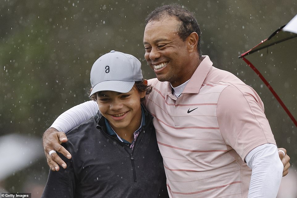 After years of prowling courses by himself, Tiger Woods the links with his son, Charlie, at the PNC Championship in December