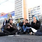 Studenten verhängten in Belgrad eine 24-Stunden-Blockade wegen Abstimmungsergebnissen