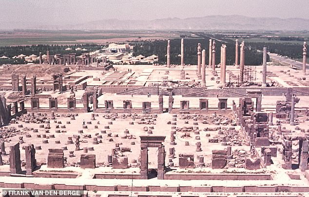 Above is the Hall of 100 Columns in Persepolis, one of the sites Frank visited in Iran