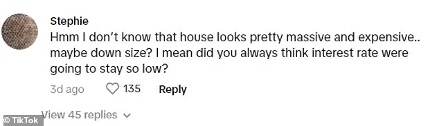 Die Zuschauer des Videos argumentierten, dass das Haus von Herrn Cutbush „wie ein Herrenhaus“ aussehe und er es verkleinern sollte