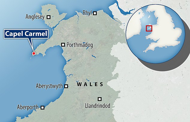 Das Beben konzentrierte sich auf das Dorf Capel Carmel in Gwynedd, Nordwales und erreichte eine Stärke von 1,8 auf der Richterskala