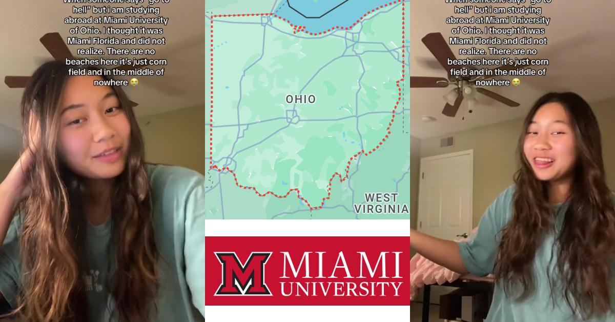 Frau bewirbt sich versehentlich an der Miami University … in Ohio