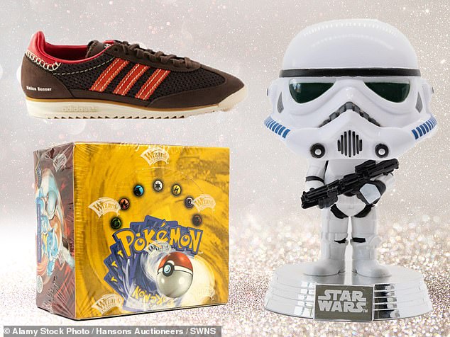 Collectables: Trainers, trading cards and collectables have all soared in popularity recently