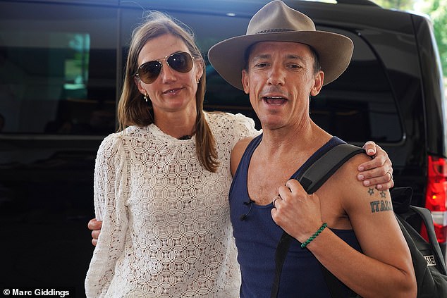 I'm A Celeb's Frankie Dettori received a heroes welcome at his 5-star hotel after leaving the Jungle as he revealed getting coffee and salad was his first plan of action